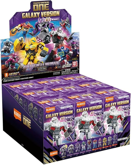 BLOKEES Figures Transformers Galaxy Version 07 One Wave 2 Model Kits for Ages 10+ | Collectible Action Figure Building Set | Toy Gift for Kids & Adults
