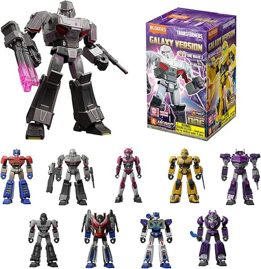 BLOKEES Figures Transformers Galaxy Version 07 One Wave 2 Model Kits for Ages 10+ | Collectible Action Figure Building Set | Toy Gift for Kids & Adults